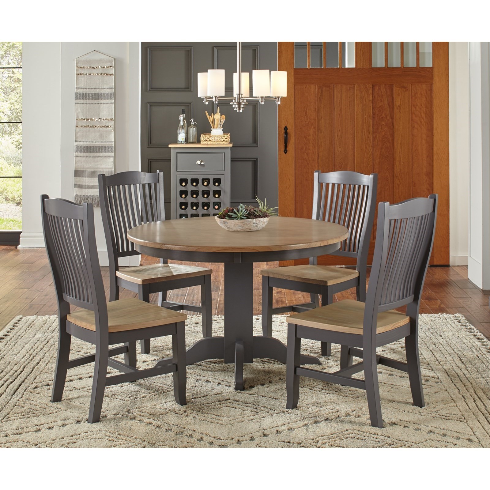 AAmerica Port Townsend 9941574 48 Round Dining Table Johnny Janosik Table Dining formal
